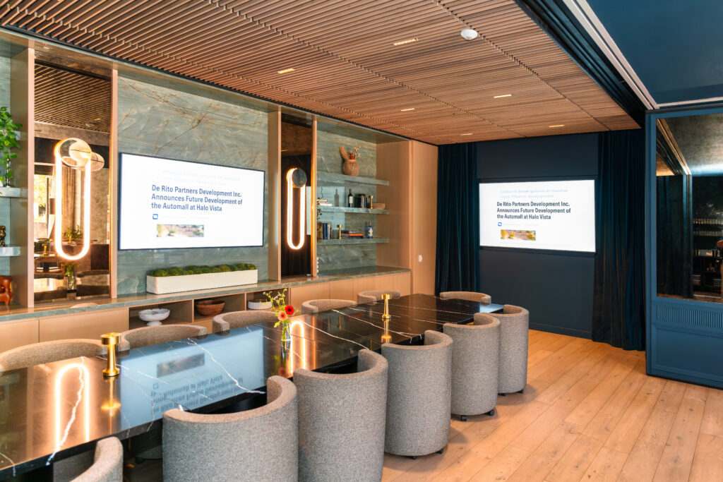 Hearsay interior finishes at The Esplanade