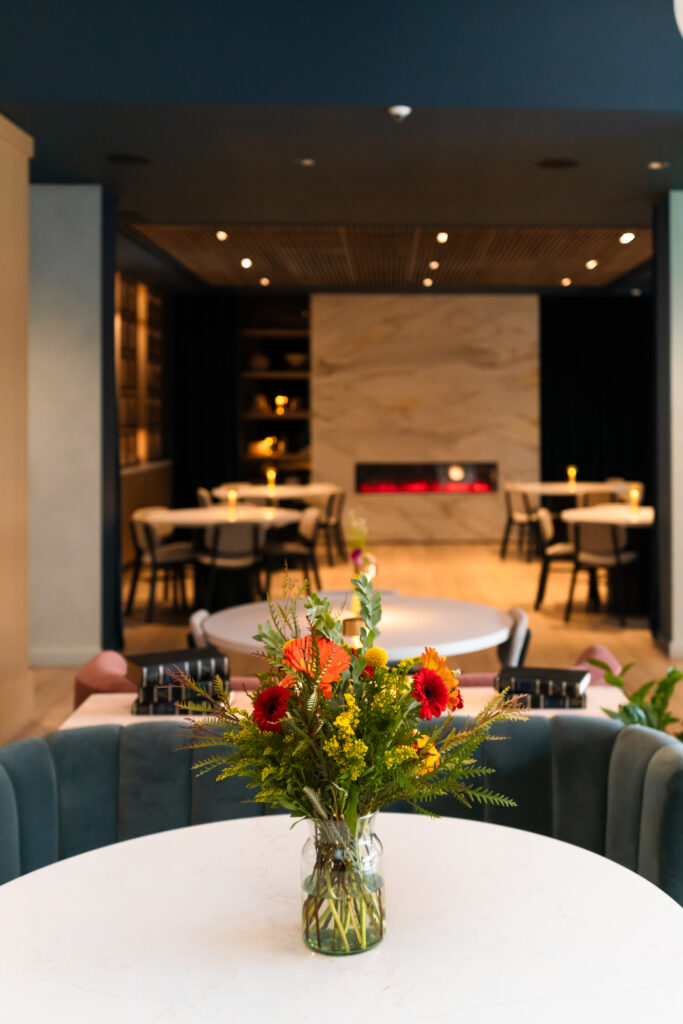 Halo Vista bar in evening service