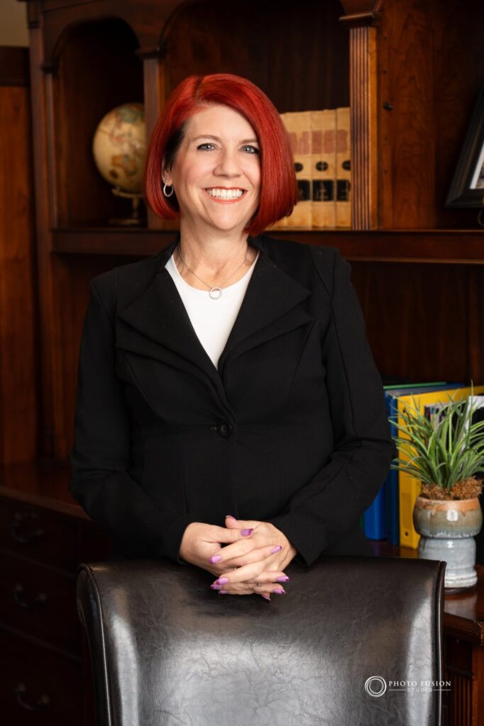 Portrait of a woman at Bishop, Del Vecchio & Beeks Law Office.