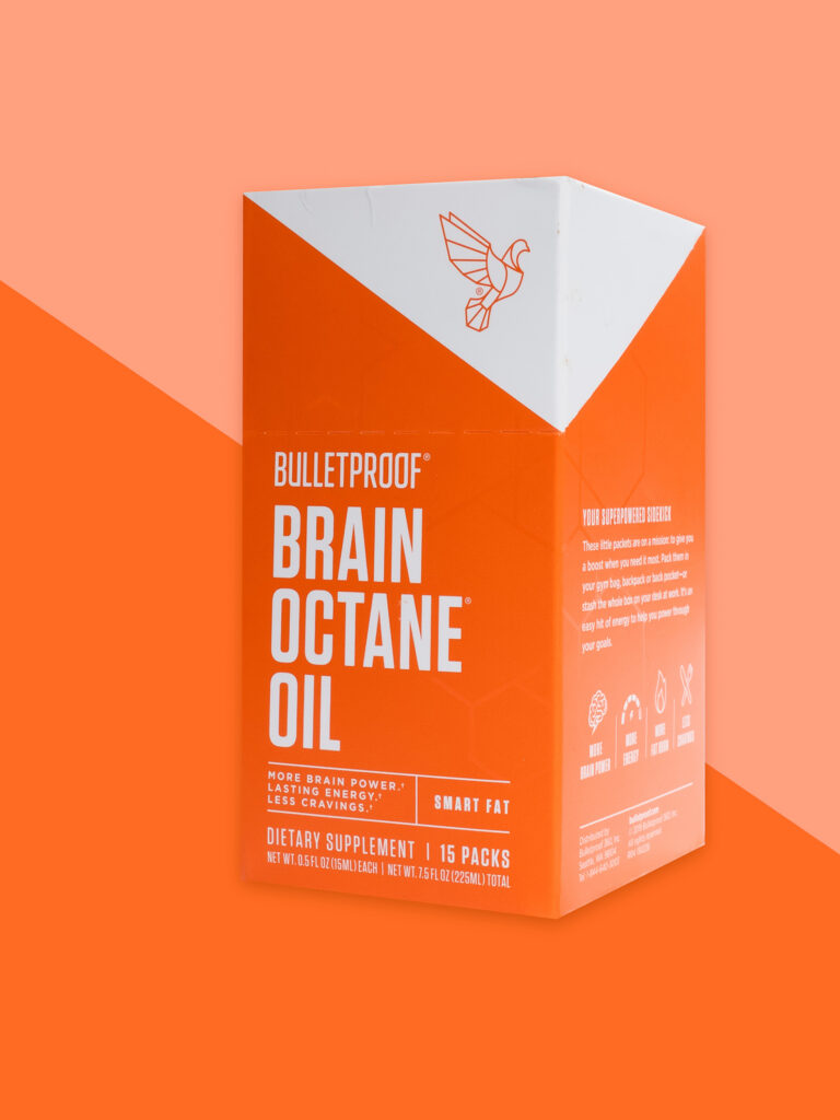 bullettproof brain octane product photography