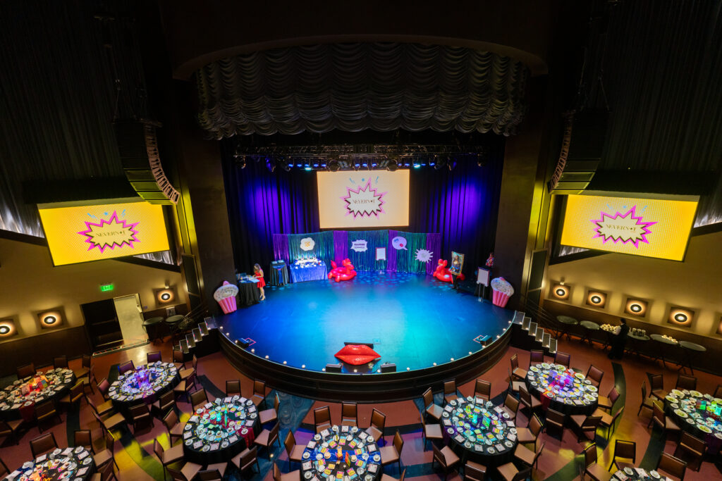 Chandler 100 Community Awards stage setup at the Chandler Center for the Arts, sponsored and photographed by Photo Fusion Studio