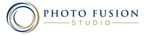 Photo Fusion Studio logo with white backgound