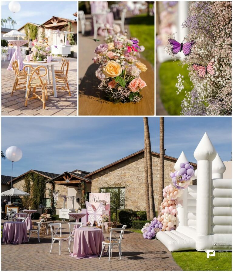 Scottsdale Event Planner, Evoque, plans EPIC Butterfly Birthday Party
