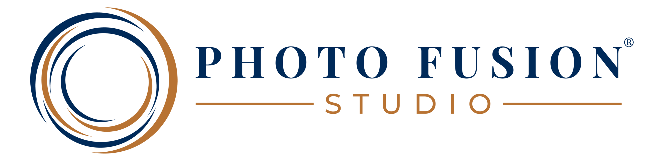 Photo Fusion Studio federally registered trademark logo with registered symbol