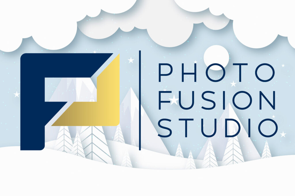 photo fusion studio snow background